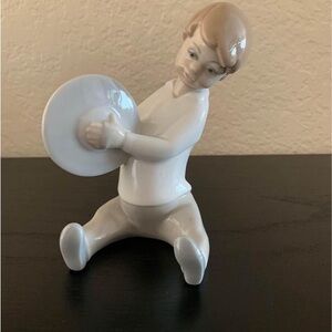 Llardro Figurine-  Boy withh Cymbals
